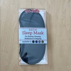Black Satin Sleep Mask